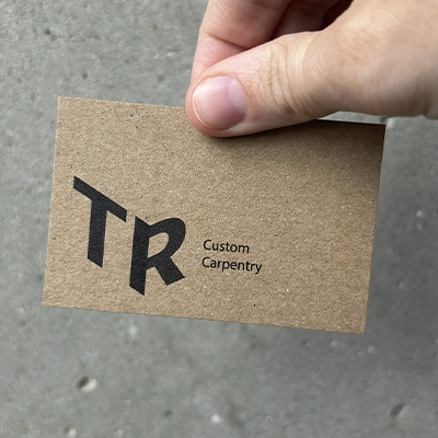 Ontwerp visitekaartje